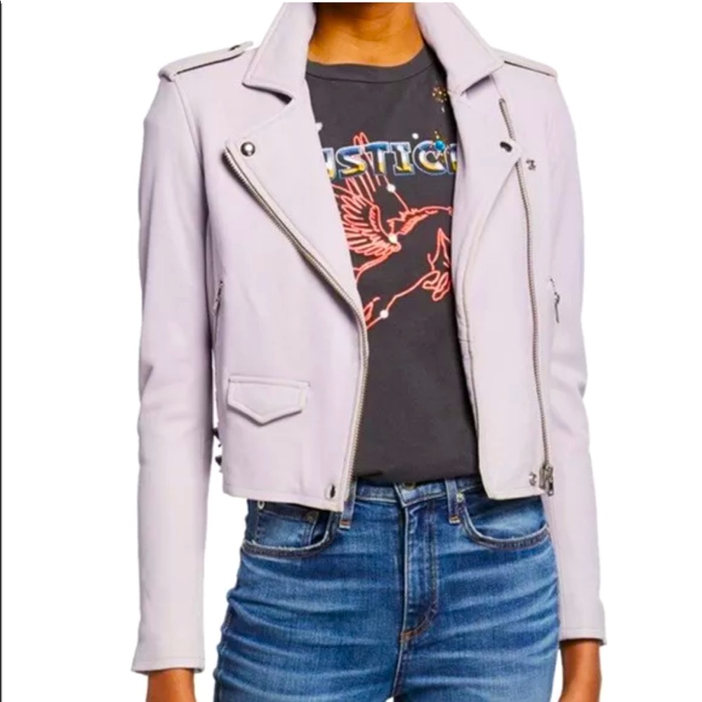 Iro Asheville Leather Moro Jacket 40